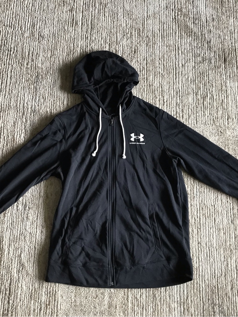 Under Armour Men’s Black Full-Zip Hoodie